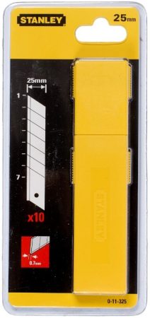 Stanley Tördelhető penge 25mm 10db (0-11-325)