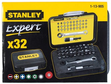 Stanley 32 részes behajtó fej készlet 25mm (1-13-905)