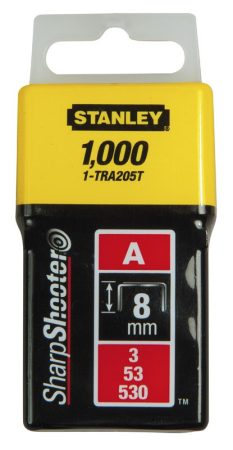 Stanley Tűzőkapocs "A" 8mm (3/53/530) 1000db (1-TRA205T)