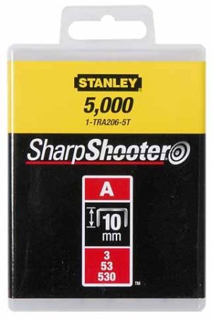Stanley Tűzőkapocs "A" 10mm (3/53/530) 5000db (1-TRA206-5T)