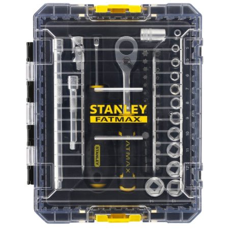 Stanley Fatmax közepes méretű 1/4" dugókulcs szett, 48 Részes (FMMT98101-0)