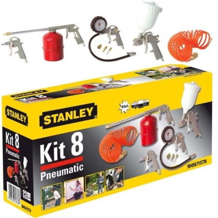 Stanley 8 részes levegős szerszám készlet (Kit8)
