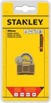 Stanley Hengeres tömör sárgaréz lakat, 30mm (S742-045)