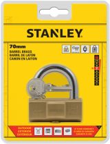 Stanley Hengeres tömör sárgaréz lakat, 70mm (S742-048)