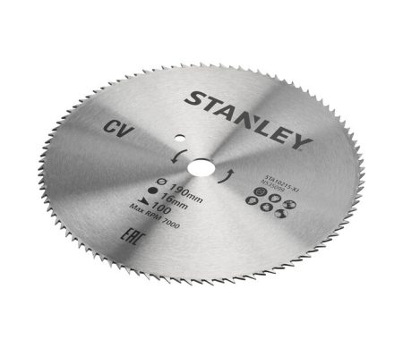 Stanley körfűrészlap TCT 190 x 16 x 100T