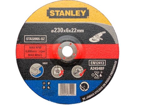 Stanley csiszoló korong fémhez 230x22x6mm
