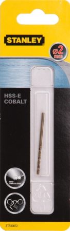 Stanley Kobalt fémfúrószár HSS-E 2mm (STA50072)